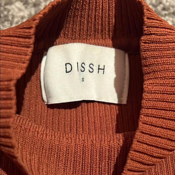 NWOT, Ribbed Rust Top, DISSH, Size Small - Picture 2 of 4